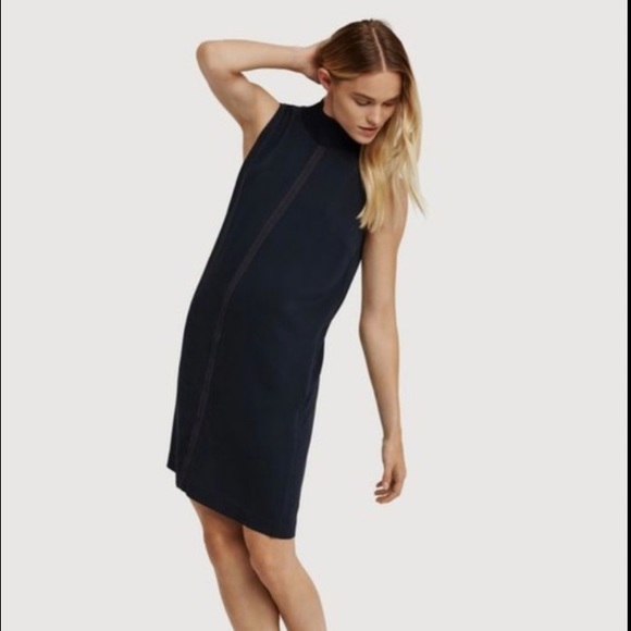 NWT Kit + Ace Black Silk Sleeveless Dress - Picture 3 of 4